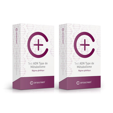 Pack 2 tests ADN type de métabolisme cerascrren