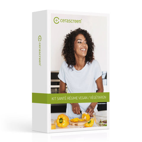 Kit pour carences vegan vegetariennes - 4 tests cerascreen