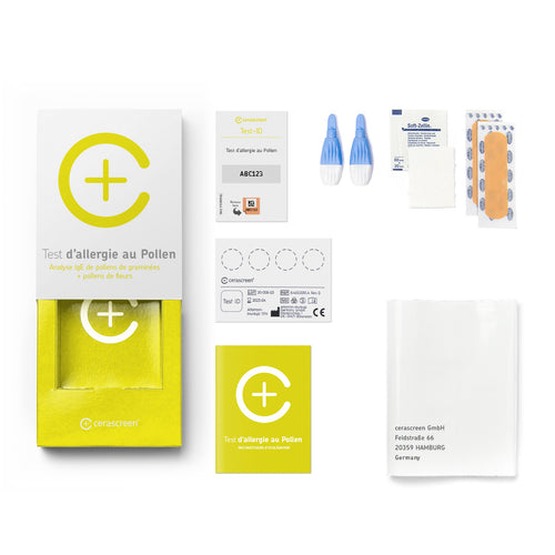 Test d'allergie au pollen  | cerascreen®