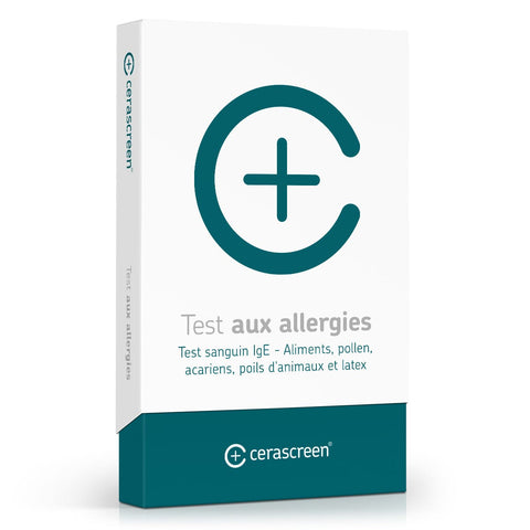 Test IgE allergies - analyse de sang cerascreen