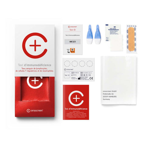 Test immunodeficience contenu kit test cerascreen